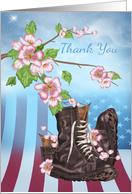 Thank You Sympathy , Loss of Military Serviceman / Service Woman card