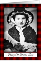 St. David’s Day With Vintage Little Welsh Lady card