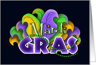 Bring Your Mardi Gras Beads Because It’s a Party! card