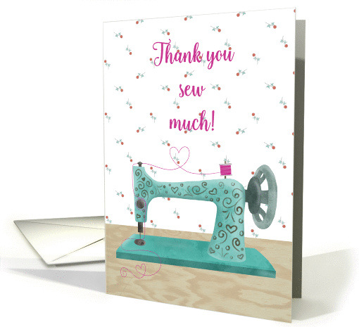 Thank you sew much - thank you for someone who sews card (1450600)