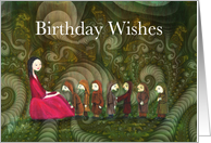 Grimm’s Snow White and the Seven Dwarves Birthday card