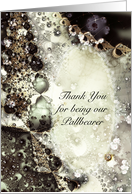 Thank You, Pallbearer, Pearls and Lace, Soft Lacy Fractal card