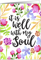 Feel Better, Religious, It is Well With My Soul card