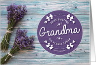 Grandma Birthday, Most Amazing Grandma on Planet Earth card