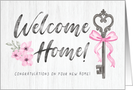 Congratulations New Home from Realtor Welcome Home card