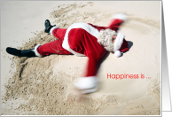 Happiness is Holidays at the Beach card