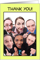 Business Team Thank You card