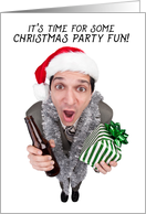 Christmas Party Invite Humor card