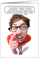 Friendship Nose Picker Humor card