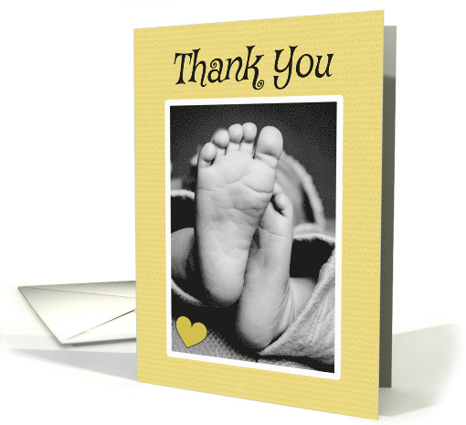 Thank You for the Baby Gift Yellow Gender Neutral card (1560686)