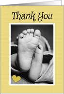 Thank You for the Baby Gift Yellow Gender Neutral card