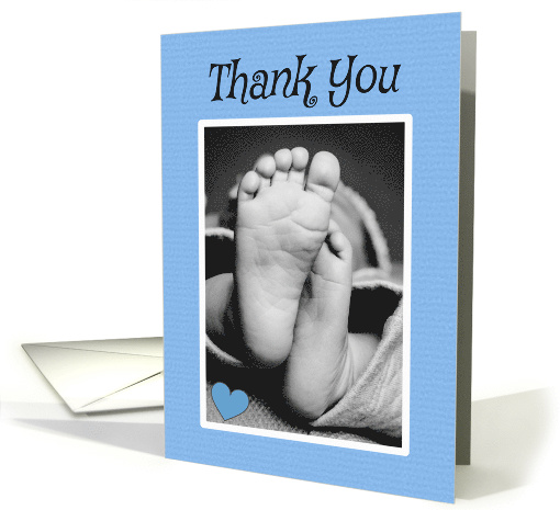 Thank You for the Baby Gift Blue For Boy card (1560692)