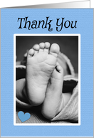 Thank You for the Baby Gift Blue For Boy card