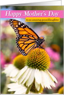 Happy Mother’s Day Granddaughter Beautiful Monarch Butterfly card