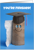 Congratulations Graduate Empty Toilet Paper Roll Humor card