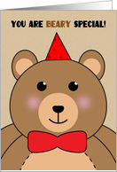 Happy Birthday For Anyone You are Special Teddy Bear card