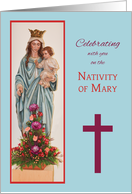 Mary Holy Mother Nativity Feast Day Blessings card