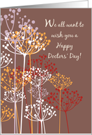 Doctors Day From Group Rustic Brown Wildflowers card
