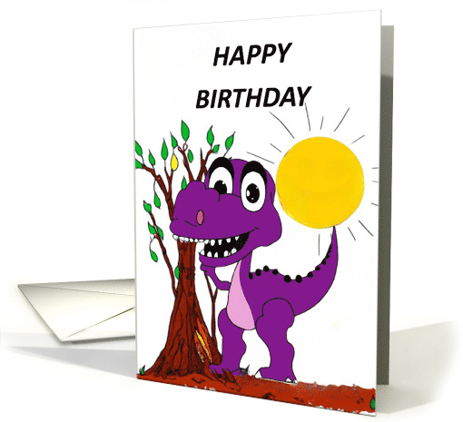 Kids Dinosaur Happy Birthday card (1784336)