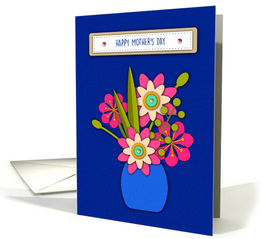 Happy Mother's Day for Mum with Pretty Flowers card (1761800)