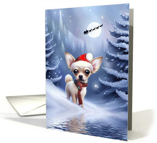 Feliz Navidad Holiday Christmas Cute Chihuahua Puppy Dog... (1769788)