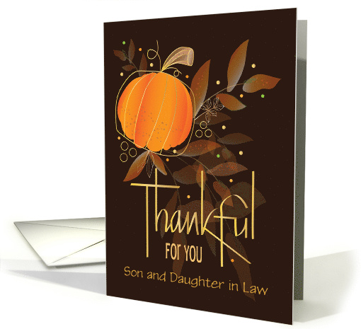 Hand Lettered Thanksgiving Pumpkin and Fall Leaves Custom... (1770300)