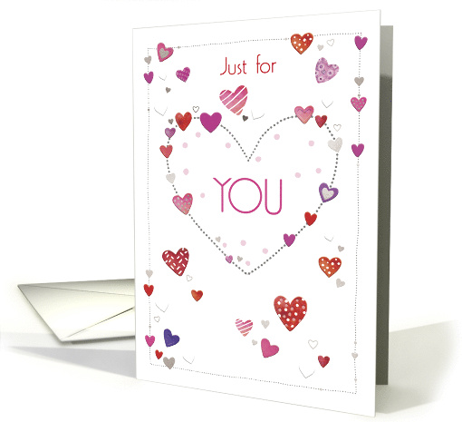 For Mother's Day with Love and Hearts card (1825996)