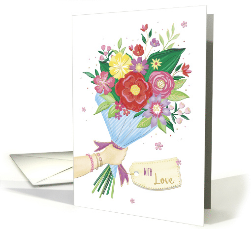 Flowers With Love For Mother's Day card (1826012)