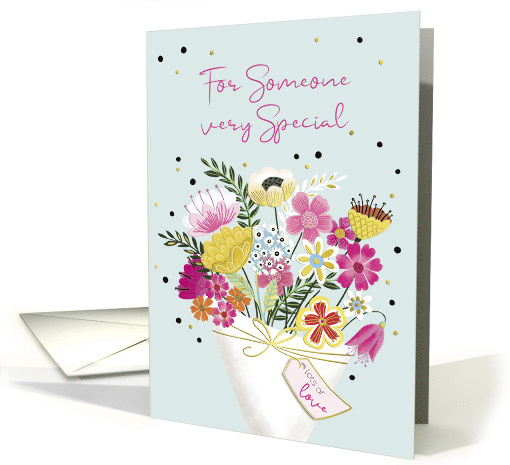 Special Mother's Day Flowers Design card (1841902)