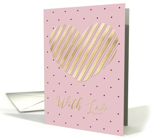 With Love for Mother's Day Elegant card (1843192)