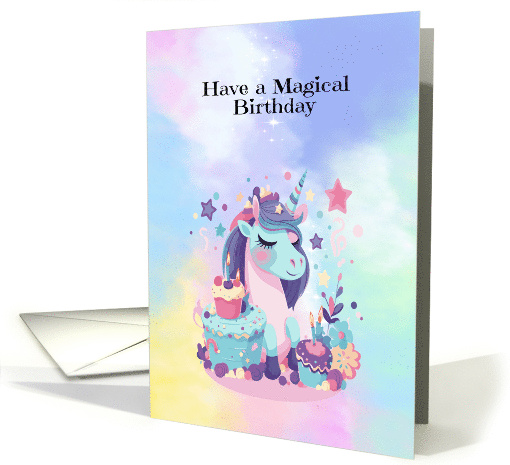 Have a Magical Birthday Unicorn card (1787540)