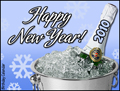 2010, happy new year, champagne