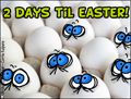 easter countdown, happy easter, eggs, spring,