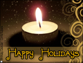 happy holidays,candle,christmas,xmas,christmas card,flame,