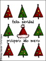feliz navidad,felices fiestas,tarjetas de navidad,prspero ao nuevo,spanish christmas card,spanish,