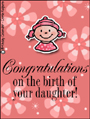 it's a girl, baby, baby girl, infant, daughter, girl, goddaughter, niece, godchild, congratulations, announcement, baby shower invitation, invite, newborn, new parents, new mom, new dad