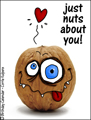 nuts about you,crazy,in love,love you,girlfriend,boyfriend,lover,hook up,