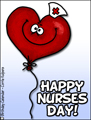 happy nurses day, balloon, nurses day, nurse appreciation, nurse, nurses aide, RN, LPN, clinic, hospital, thank you, thanks,