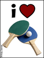 i love, sports, table tennis, ping pong