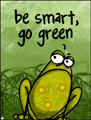 go green,earth day 2008, every day is earth day, recycle, reuse, reduce, carbon footprint, global warming, environment, environmental, green, water footprint, consumer, resource, eco,frog,