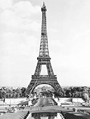 eiffel tower, paris, france, city of lights, city of love, vintage photo