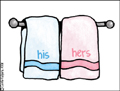 his hers towels,wedding,just married,bride,groom,spouse,honeymoon,union,newly wed,married,marry,marriage,big day,wife,husband,getting married,wedding plans,