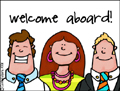 welcome aboard, employee welcome, employee relations, new member, membership, new customer, welcome, hi there, hello, business, company