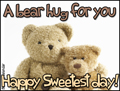 sweetest day, bears, teddy bear, bear hug