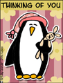 thinking of you,miss you,penguin,bff,best friend,friendship,how are you,apart,