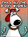 thx, my birthday, thx 4 all the b-day wishes,