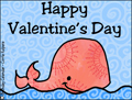 valentine, valentine's day, whale, heart, pink, love, friend, romance, beloved, xoxo