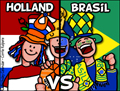 2010 worldcup, FIFA, soccer, football, holland vs brasil, quarter finals, last 16