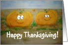Happy Thanksgiving Pumpkin Fall Celebrate Dinner Invite Invitation card