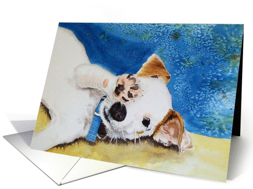Jack Russell Terrier Jake card (43719)